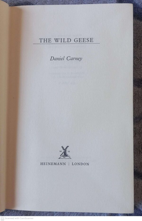 The Wild Geese — Daniel Carney secondhand book