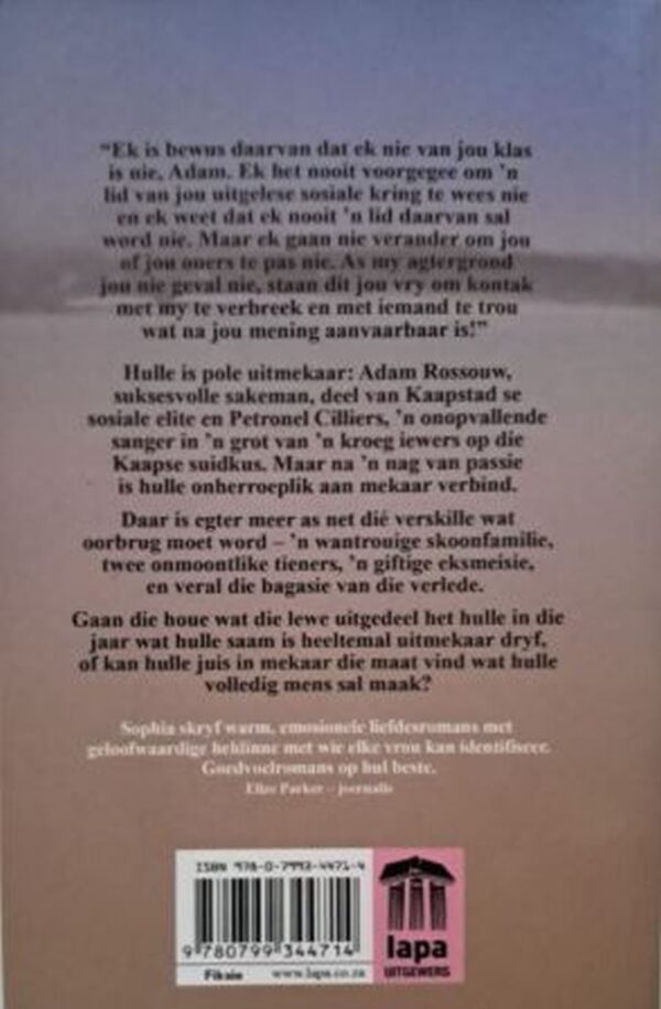 agterblad-die-ooreenkoms Die Ooreenkoms – Sophia Kapp secondhand book