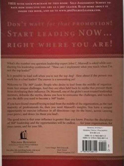The 360° Leader – John C. Maxwell secondhand book