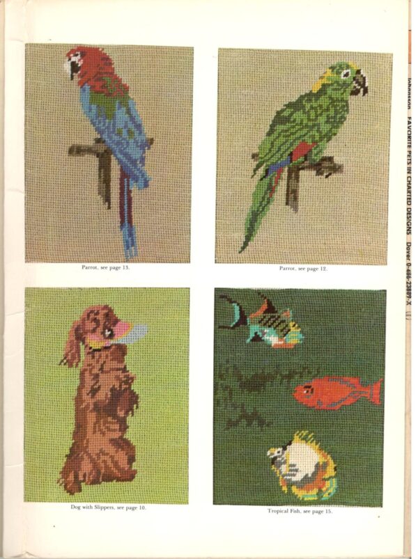 Favorite Pets In Charted Designs – Barbara Johansson secondhand book
