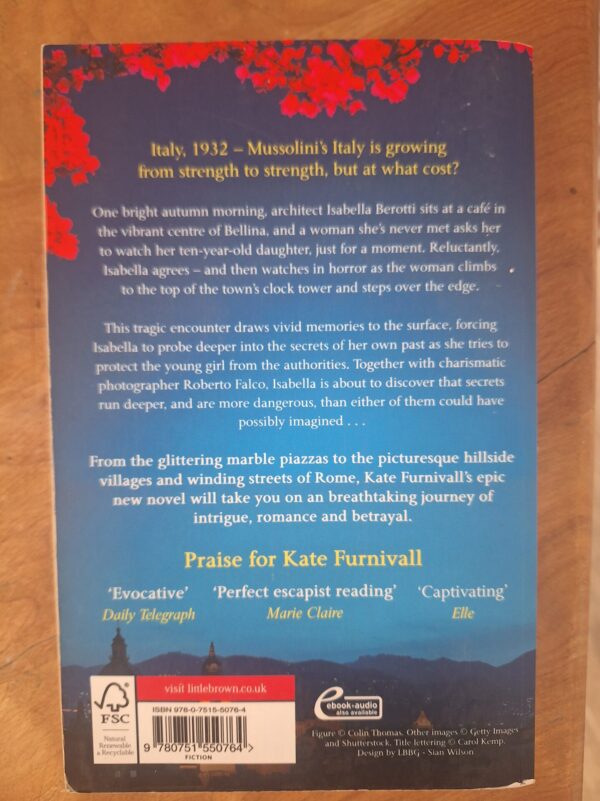 The Italian Wife – Kate Furnivall secondhand book