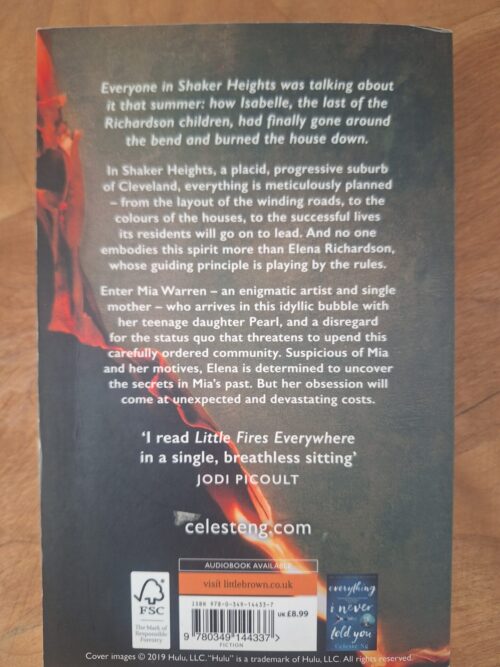 Little Fires Everywhere – Celeste Ng secondhand book