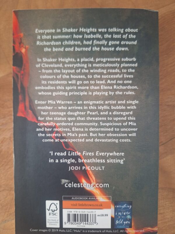 Little Fires Everywhere – Celeste Ng secondhand book