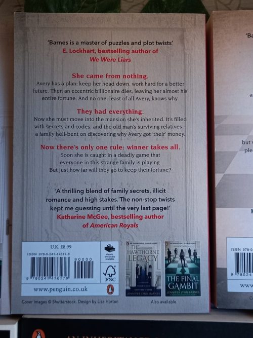 The Inheritance Games – Jennifer Lynn Barnes (Bundle) secondhand book