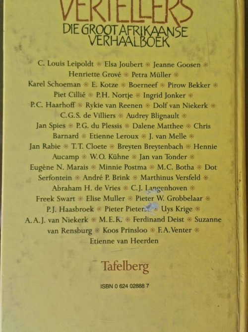 Vertellers: Die Groot Afrikaanse Verhaalboek – Merwe Scholtz secondhand book