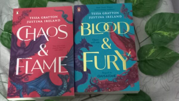 20260818_175802 Chaos & Flame Duology – Tessa Gratton, Justina Ireland secondhand book