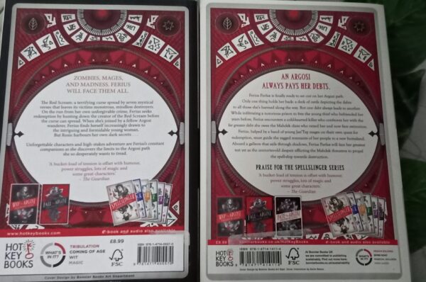 Argosi + Spellslinger Series (3 Books) – Sebastien De Castell secondhand book