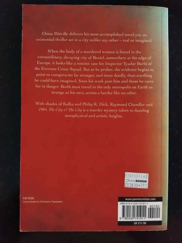 The City & The City – China Mieville secondhand book