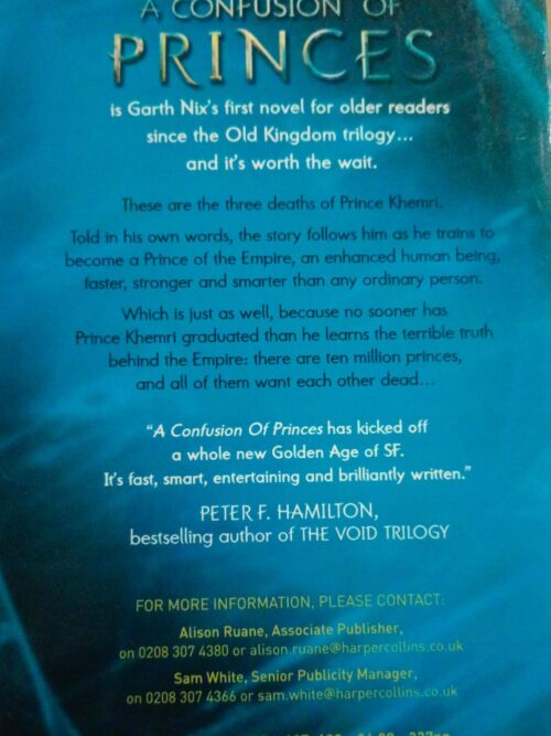 A Confusion Of Princes – Garth Nix secondhand book