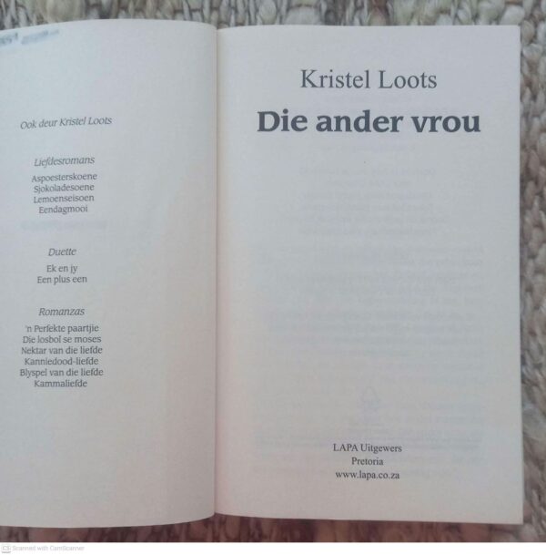 Die Ander Vrou — Kristel Loots secondhand book