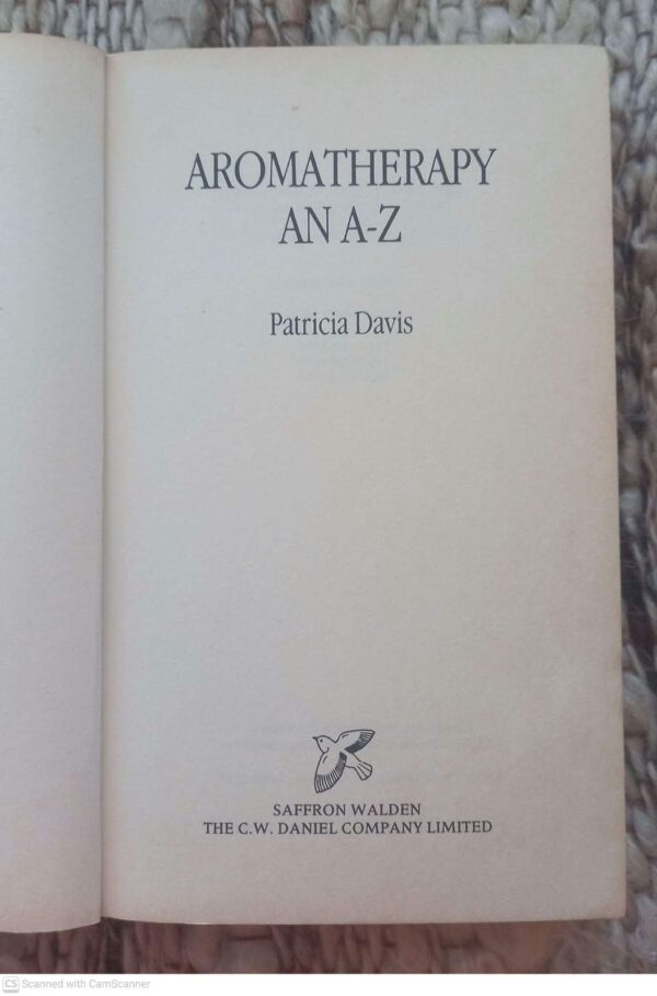 Aromatherapy: An A-Z — Patricia Davis secondhand book
