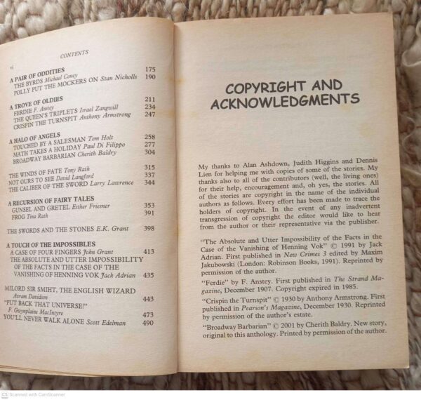 The Mammoth Book Of Awesome Comic Fantasy — Mike Ashley secondhand book