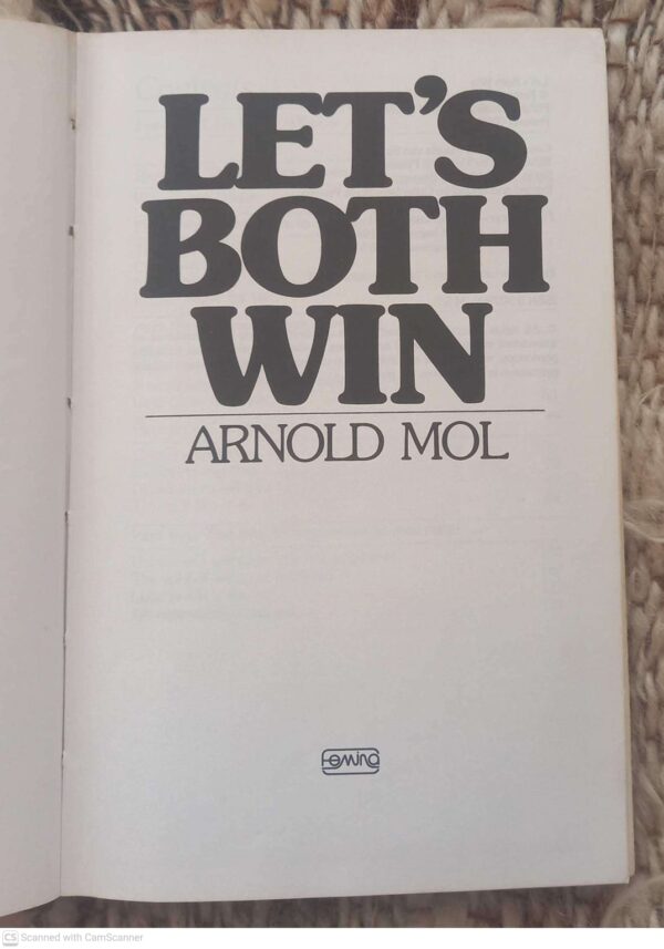 Both Win4 Let’s Both Win — Arnold Mol secondhand book