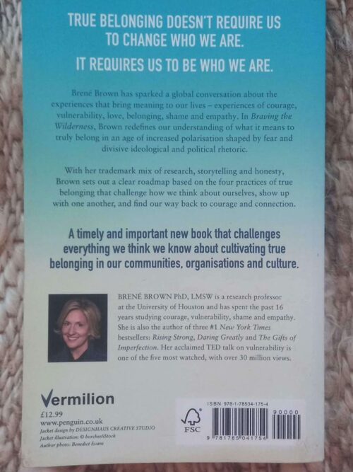 Braving The Wilderness — Brené Brown secondhand book