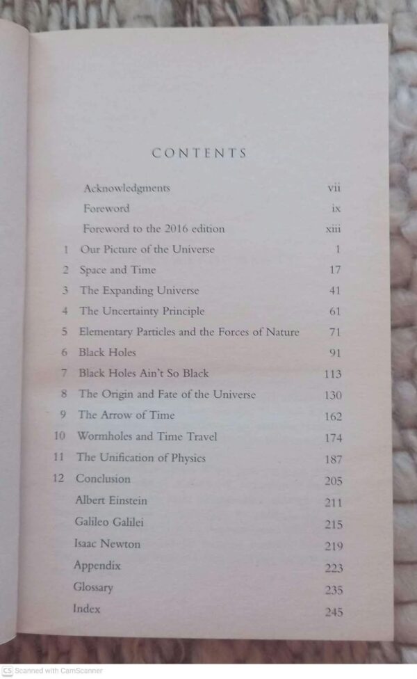 A Brief History Of Time: From Big Bang To Black Holes — Stephen Hawking secondhand book