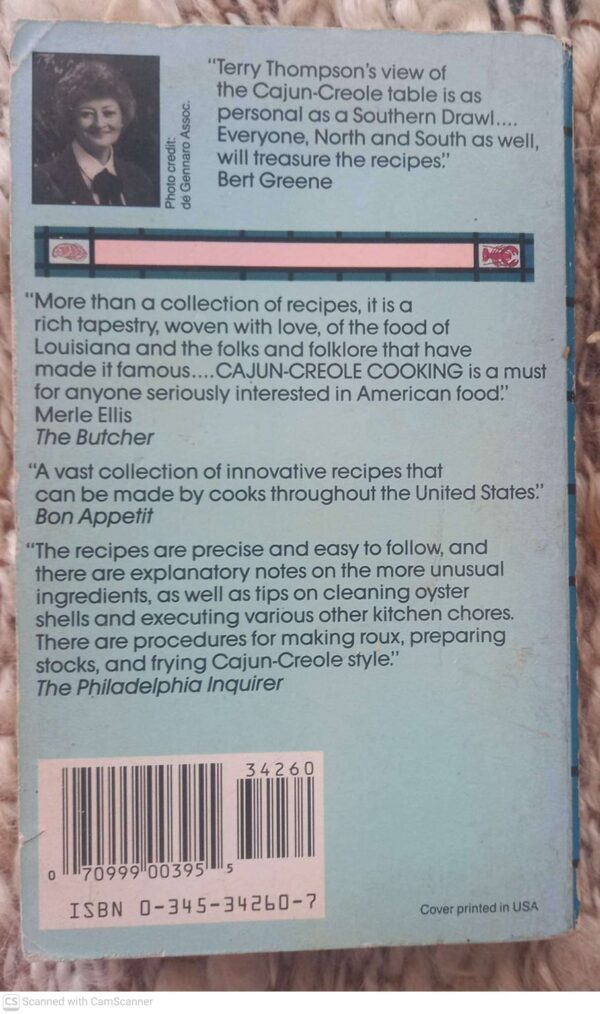 Cajun-Creole Cooking — Terry L. Thompson secondhand book