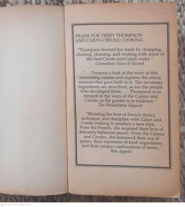 Cajun-Creole Cooking — Terry L. Thompson secondhand book