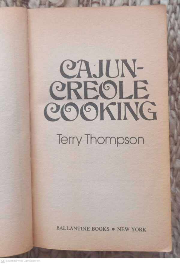 Cajun-Creole Cooking — Terry L. Thompson secondhand book