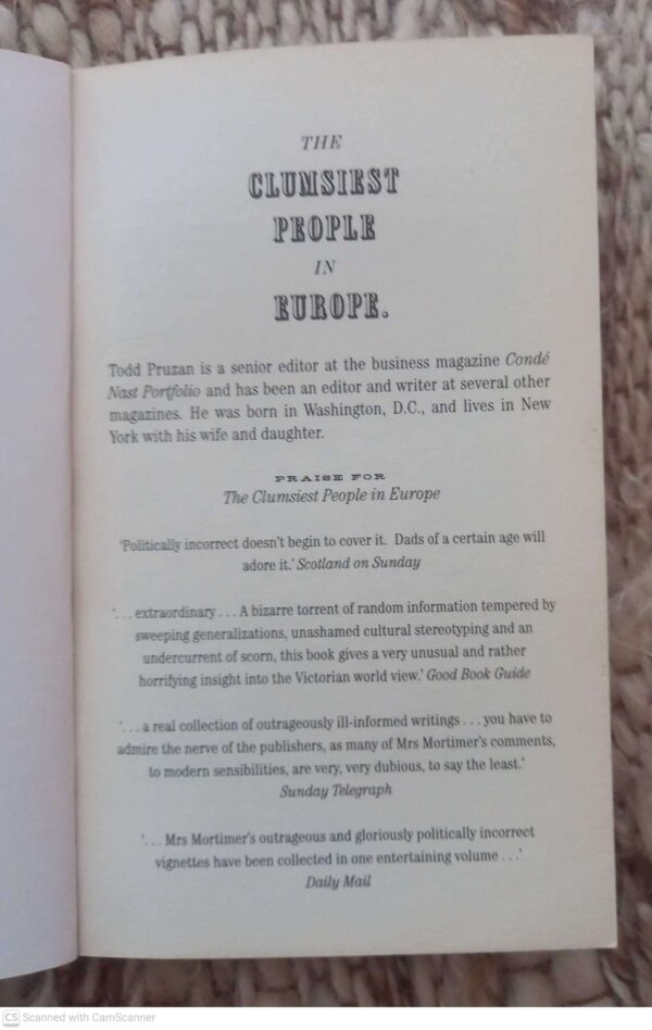 The Clumsiest People In Europe — Favell Lee Mortimer secondhand book