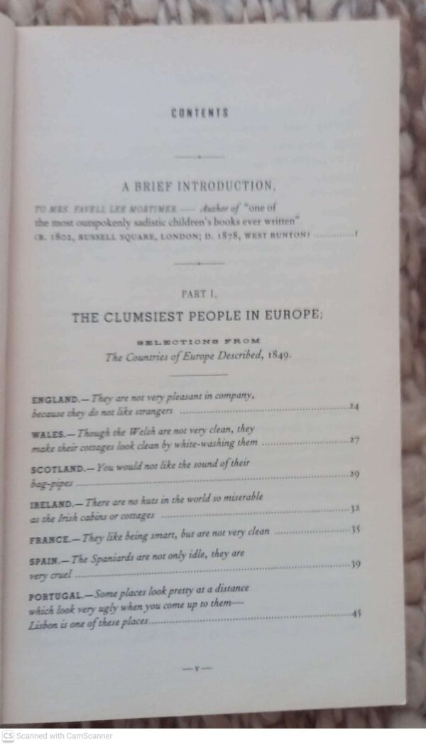The Clumsiest People In Europe — Favell Lee Mortimer secondhand book