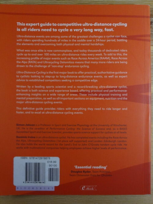 Ultra-Distance Cycling: An Expert Guide To Endurance Cycling –  Simon Jobson, Dominic Irvine secondhand book
