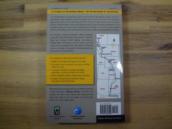 DSC03473 Cycling The Great Divide – Michael McCoy secondhand book