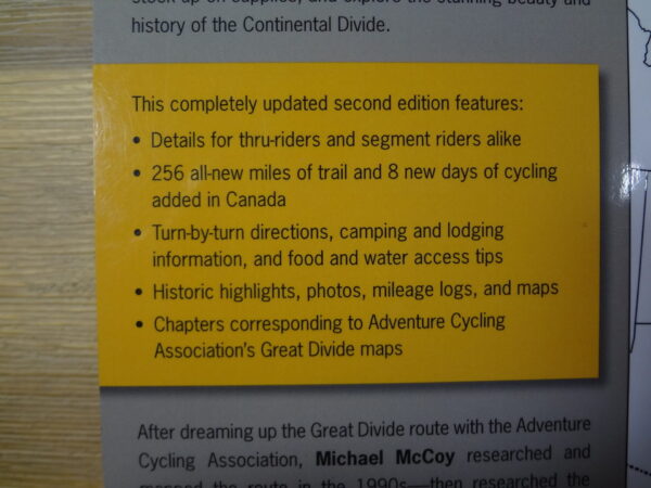 DSC03474 Cycling The Great Divide – Michael McCoy secondhand book