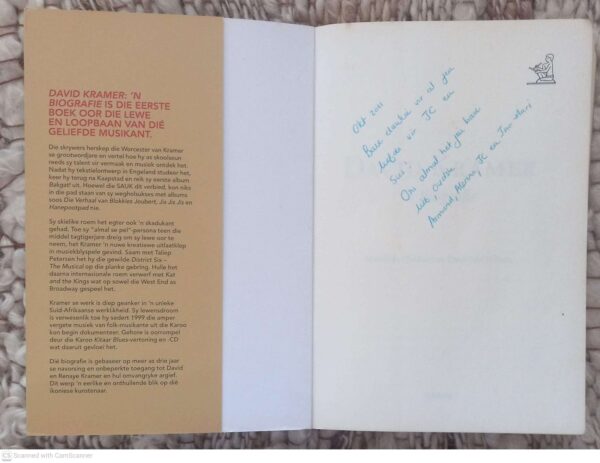 David Kramer: ‘n Biografie — Mathilda Slabbert, Dawid De Villiers secondhand book