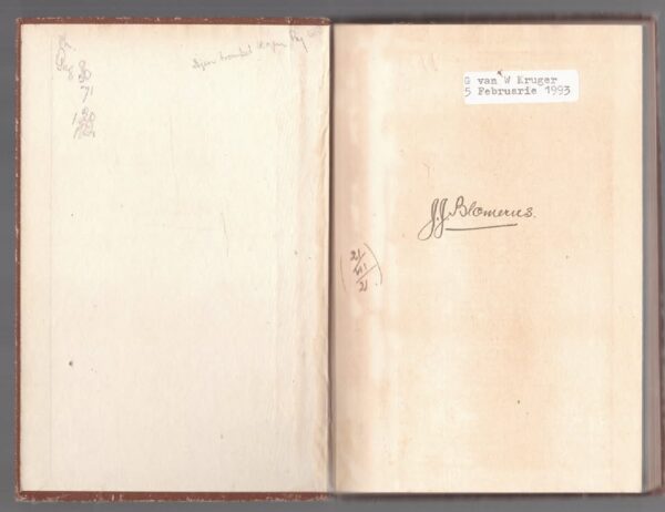 De Eerbied — N. J. Brümmer secondhand book