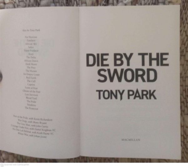 Die By The Sword — Tony Park secondhand book