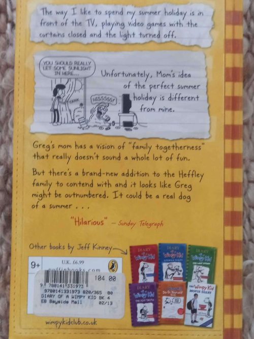 Diary Of A Wimpy Kid: Dog Days — Jeff Kinney secondhand book