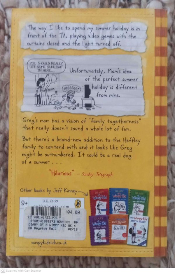 Diary Of A Wimpy Kid: Dog Days — Jeff Kinney secondhand book