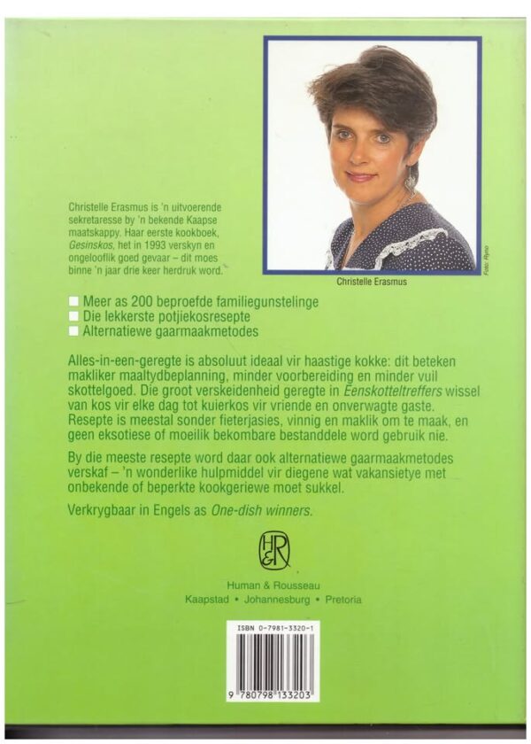 Eenskotteltreffers — Christelle Erasmus secondhand book