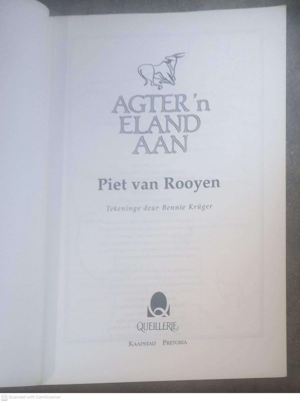 Agter ‘n Eland Aan – Piet Van Rooyen secondhand book