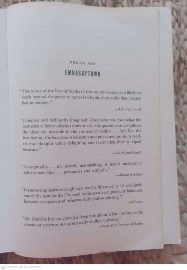 Embassytown — China Miéville secondhand book