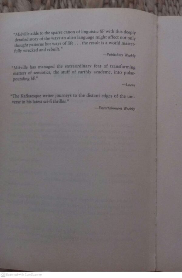 Embassytown — China Miéville secondhand book