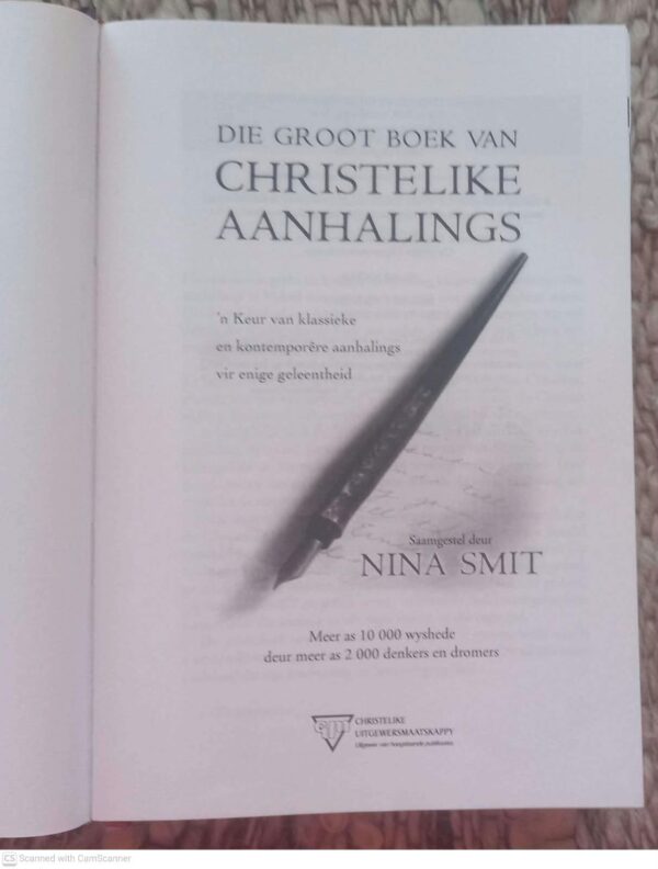 Die Groot Boek Van Christelike Aanhalings — Nina Smit secondhand book