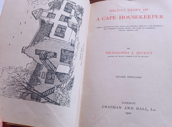 Hilda’s Diary Of A Cape Housekeeper – Hildagonda J Duckitt secondhand book