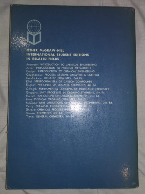 Elements Of Organic Chemistry – Richards, Cram, Hammond secondhand book