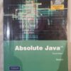 Absolute Java – Walter Savitch secondhand book