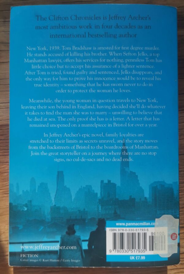 The Sins Of The Father – Jeffrey Archer secondhand book
