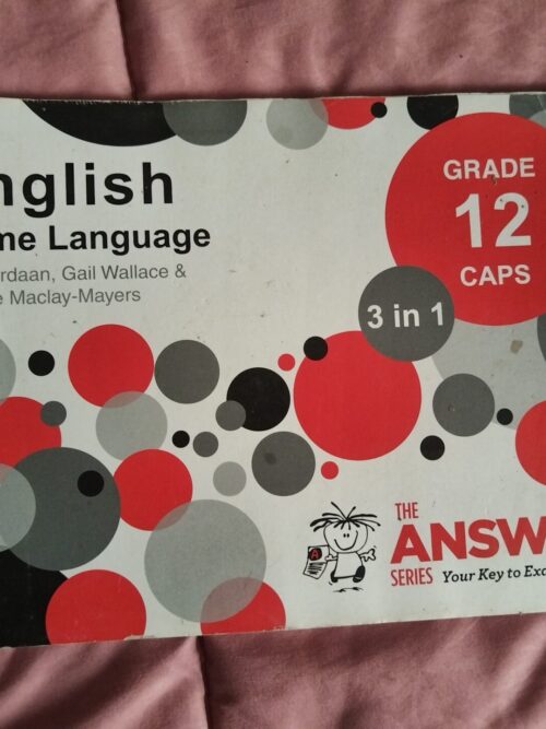 English Home Language: The Answer Series – 3 in 1, Grade 12 – Sue Jordaan secondhand book