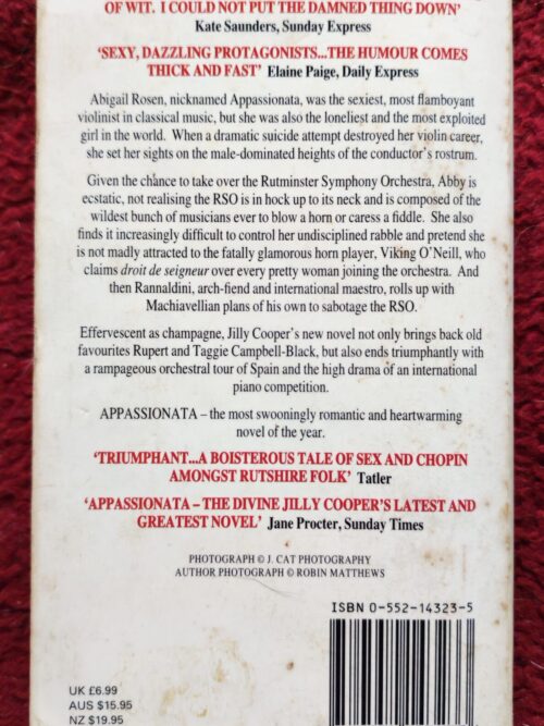 Appassionata – Jilly Cooper secondhand book