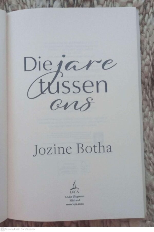 Die Jare Tussen Ons — Jozine Botha secondhand book