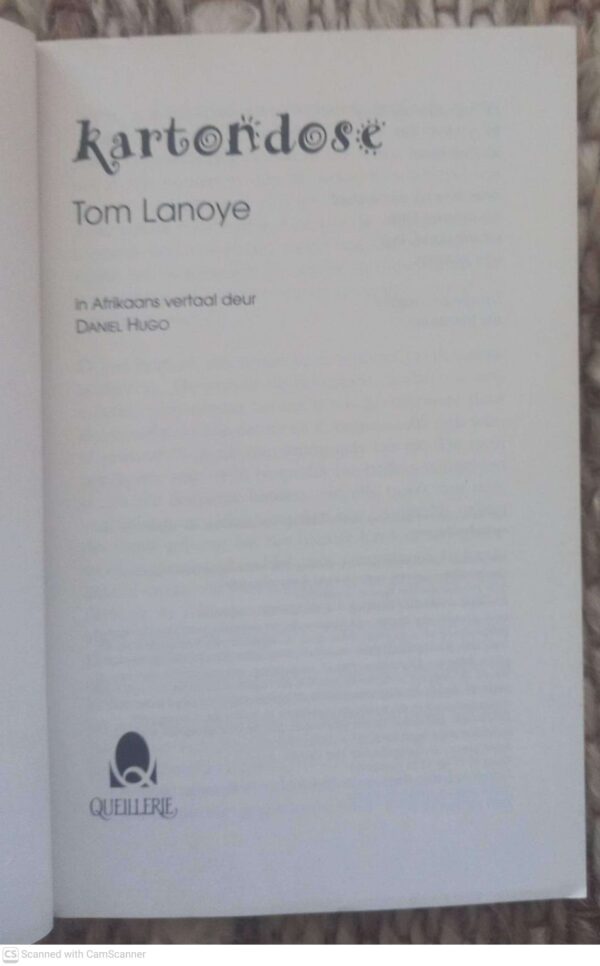Kartondose — Tom Lanoye, Daniel Hugo secondhand book
