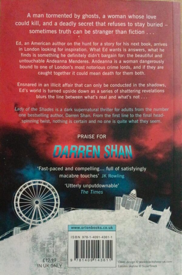 Lady Of The Shades – Darren Shan secondhand book