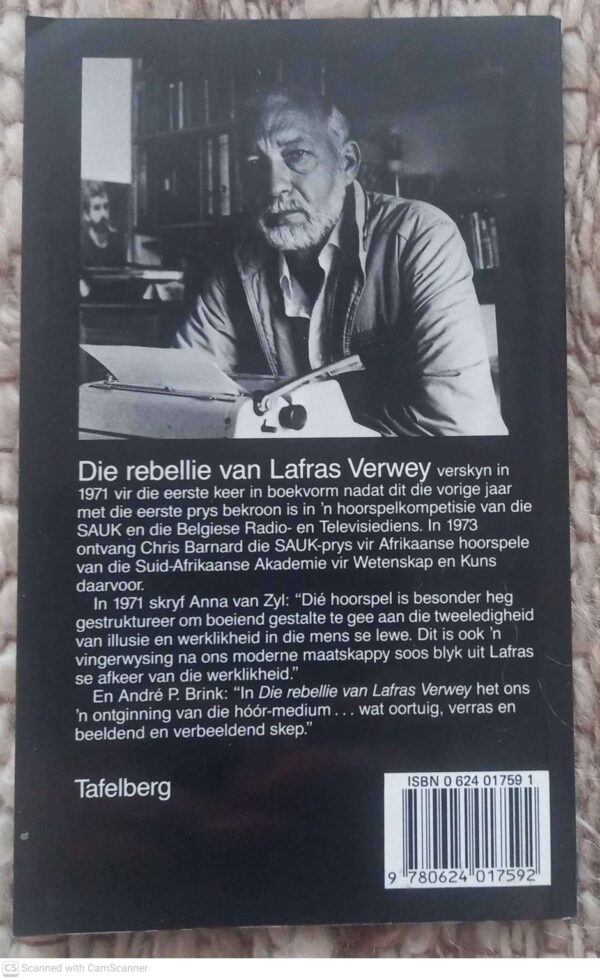 Die Rebellie Van Lafras Verwey — Chris Barnard secondhand book