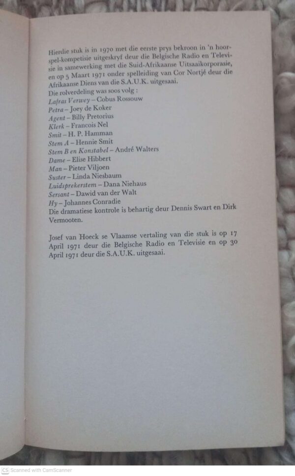 Die Rebellie Van Lafras Verwey — Chris Barnard secondhand book