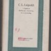 C. L. Leipoldt: ‘n Studie In Stof-keuse, -Verwerking En -Ontwikkeling — M.P.O. Burgers secondhand book