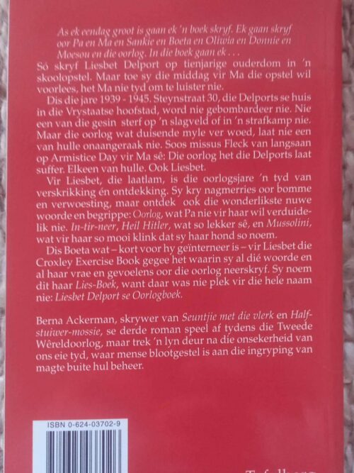 Liesbet Delport Se Oorlogboek — Berna Ackerman secondhand book